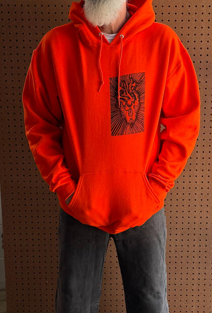 Corazon de Melon Hoodie - Fuego